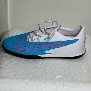 Nike Phantom GX Academy TF Baltic Blue White Mens Sz 11.5